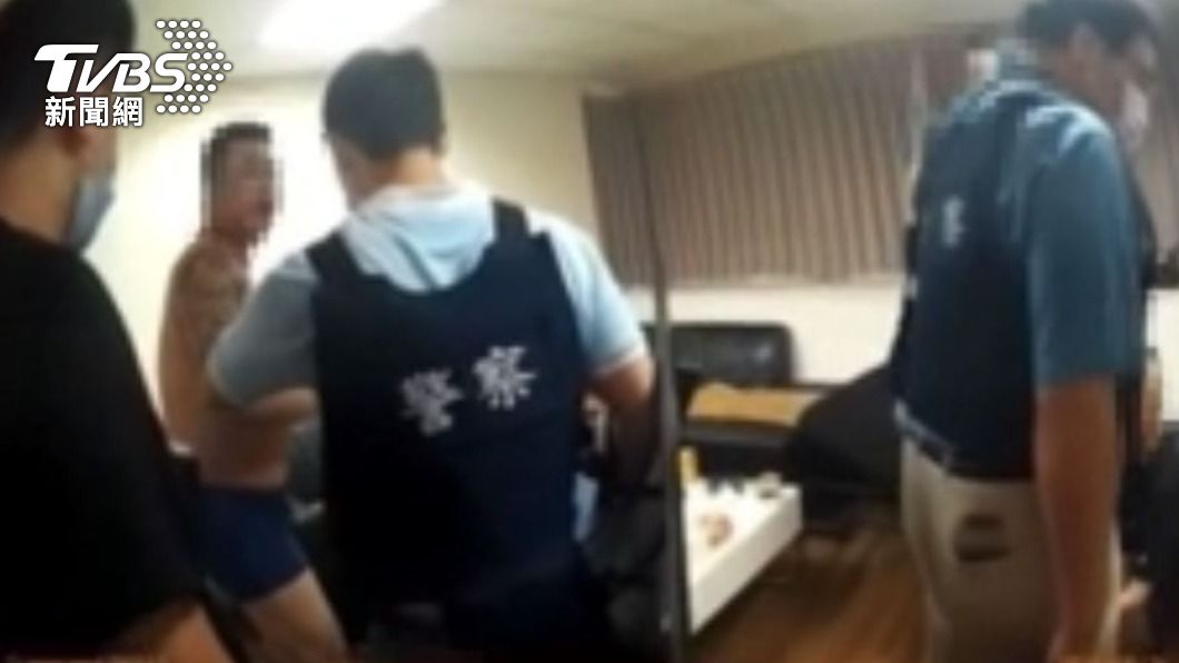 警方2小時內鎖定對象,當天下午將人逮捕。(圖/TVBS)