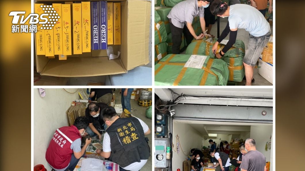 這次被查獲走私肉品超過200公斤,部分被驗出有非洲豬瘟病毒。(圖/TVBS)