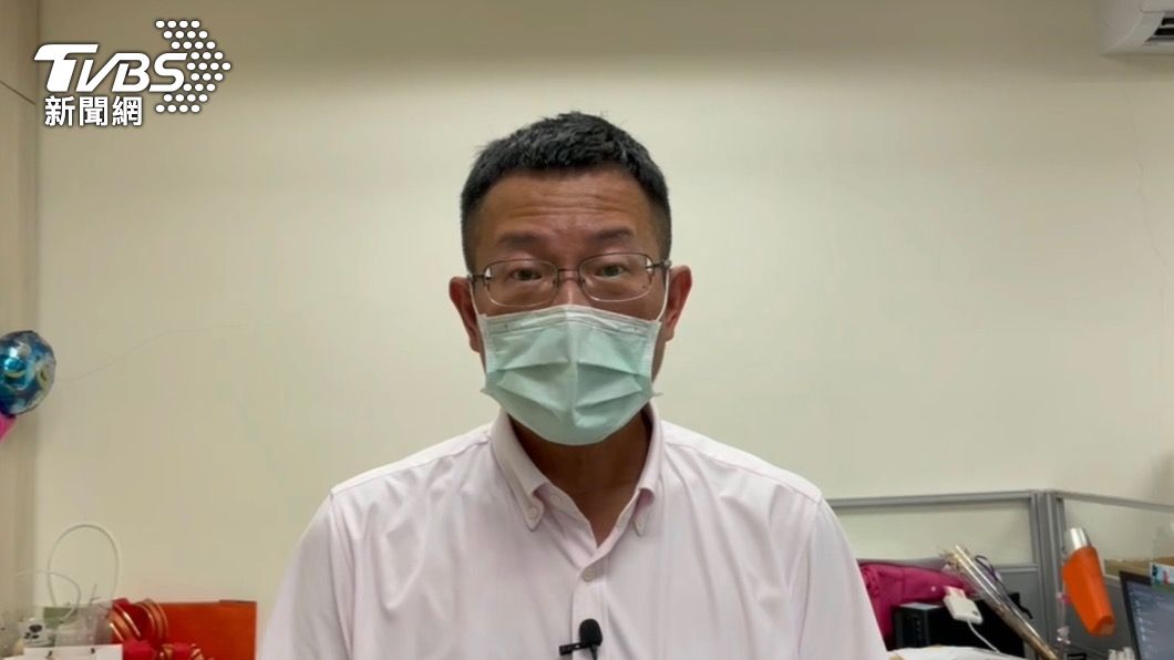新北衛生局疾管科長黃冠傑。(圖/TVBS)