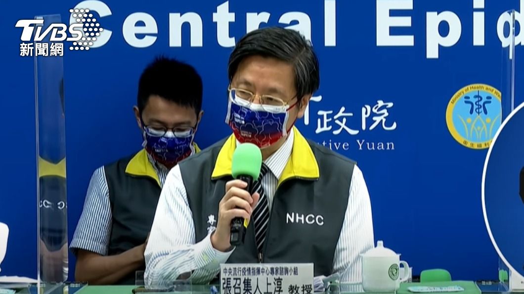 指揮中心專家諮詢小組張上淳。(圖/TVBS)