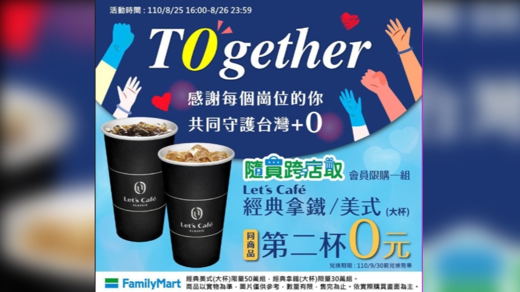 全家+0優惠。(圖/全家提供)