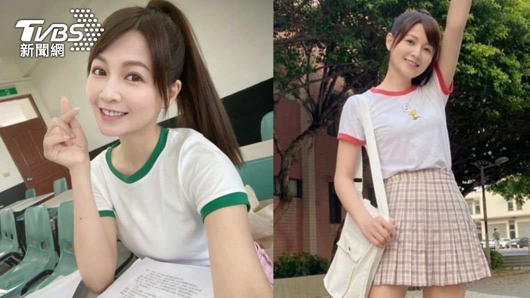 謝京穎曾為中華隊的啦啦隊。（圖／民視提供）