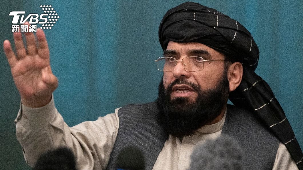 塔利班國際媒體發言人蘇海爾·沙欣（Suhail Shaheen）。（圖／達志影像美聯社）