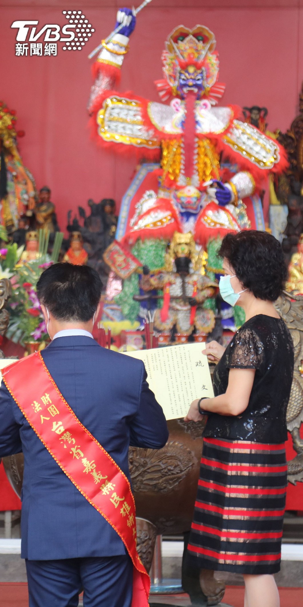 嘉義縣長翁章梁擔任主祭官。（圖／嘉義縣政府提供）