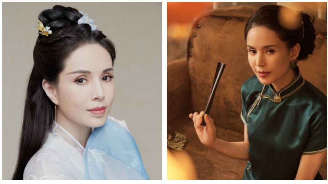 香港女星李若彤美貌完全凍齡。(圖/翻攝自李若彤微博)
