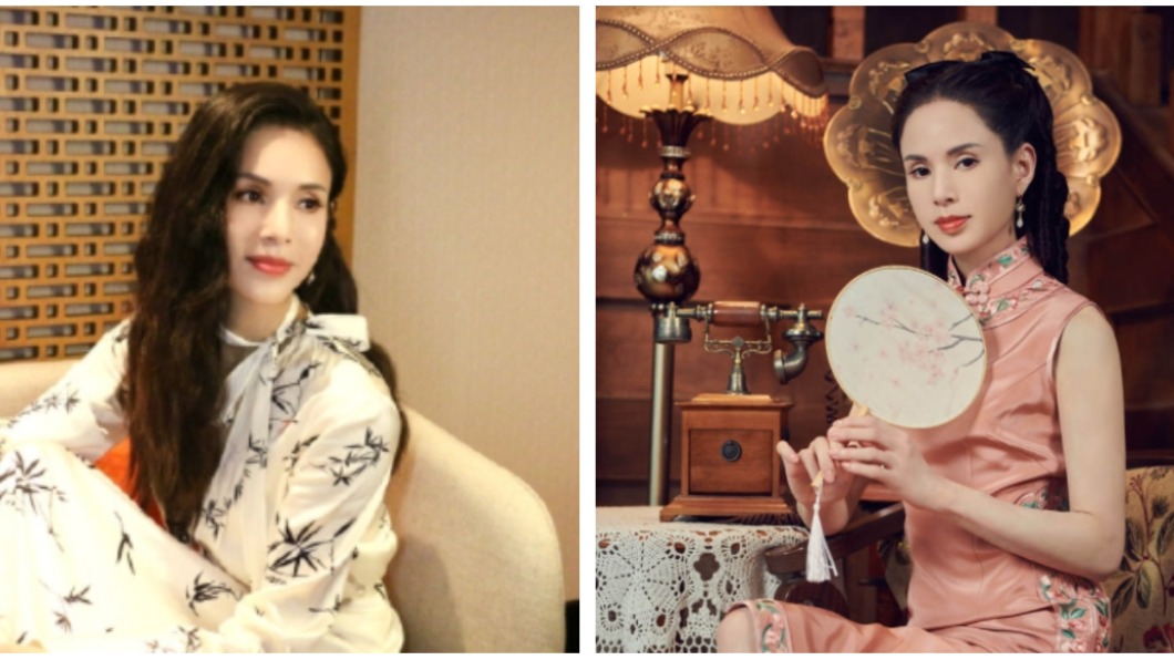 香港女星李若彤美貌完全凍齡。(圖/翻攝自李若彤微博)