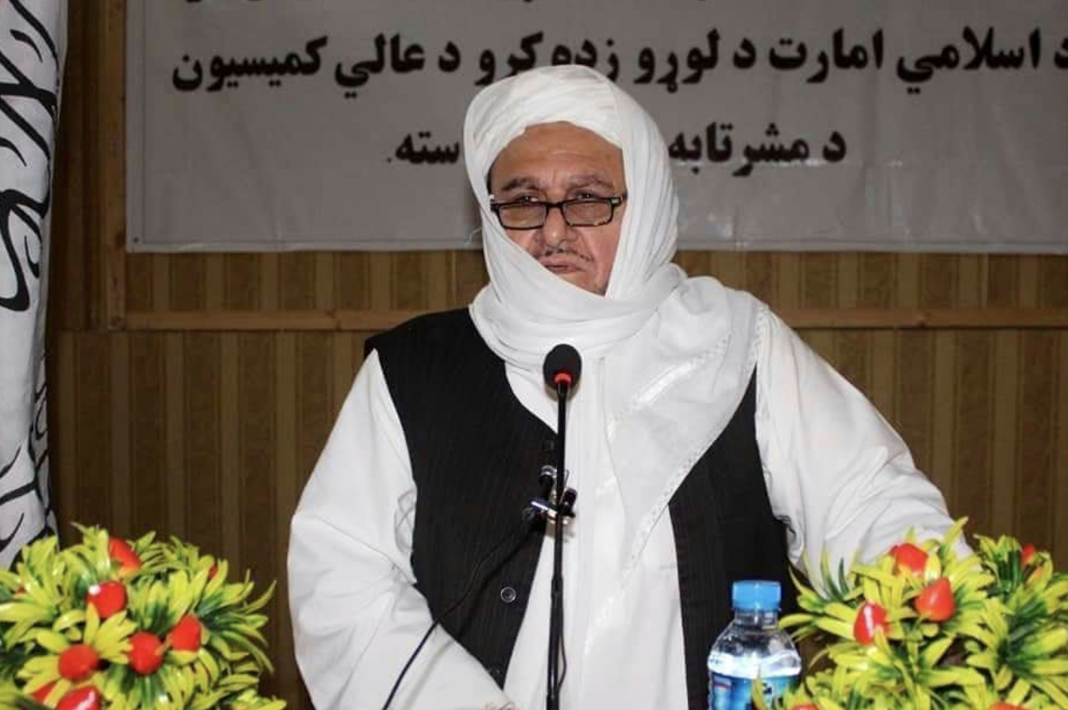 高等教育代理部長哈卡尼(AbdulBaqi Haqqani)。(圖/翻攝自@awvais推特)