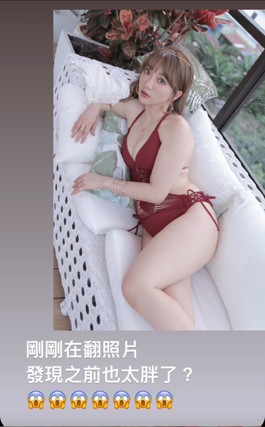 玉兔沒修圖就上傳IG，吸引大批網友讚賞「好真誠」。（圖／玉兔提供）