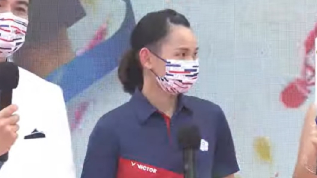 戴資穎表示，會將重點放在世錦賽。（圖／總統府提供）
