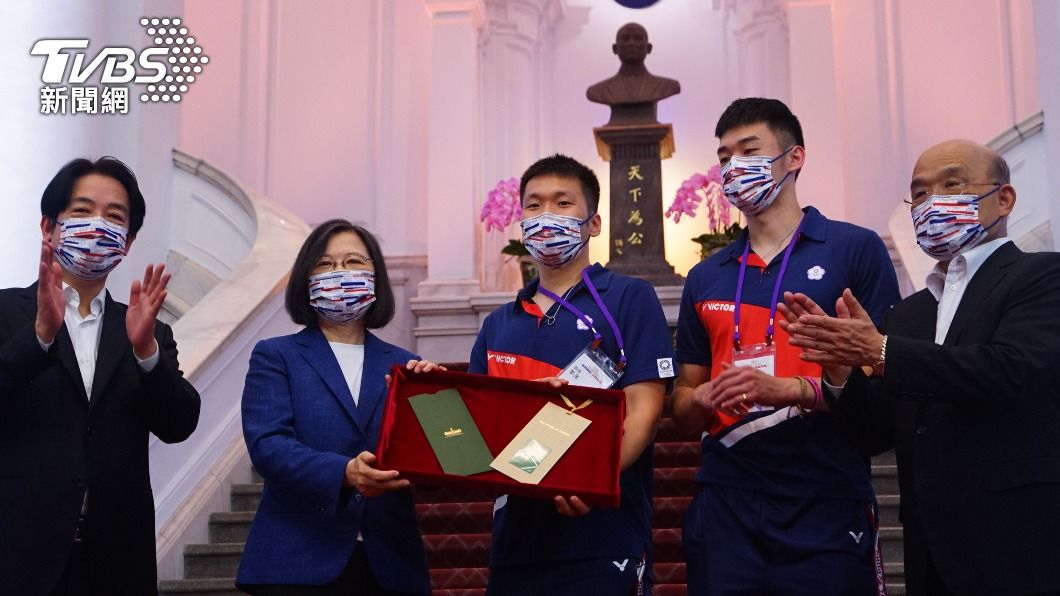 總統唱名肯定東奧英雄 親曝:國訓中心升級