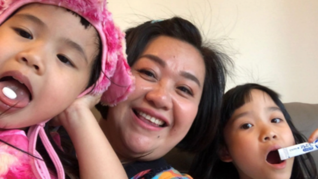 鍾欣凌分享女兒們開學反應。（圖／翻攝自鍾欣凌臉書）