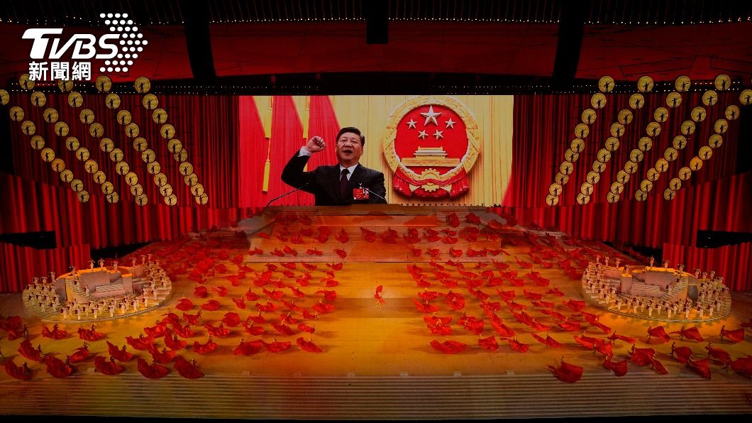 中國共產黨於今年8月慶祝建黨百年。（圖／達志影像美聯社）