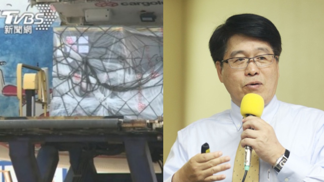 首批BNT到貨，游盈隆認為政府應大公無私地妥善運用。（圖／TVBS、翻攝自由游盈隆臉書）