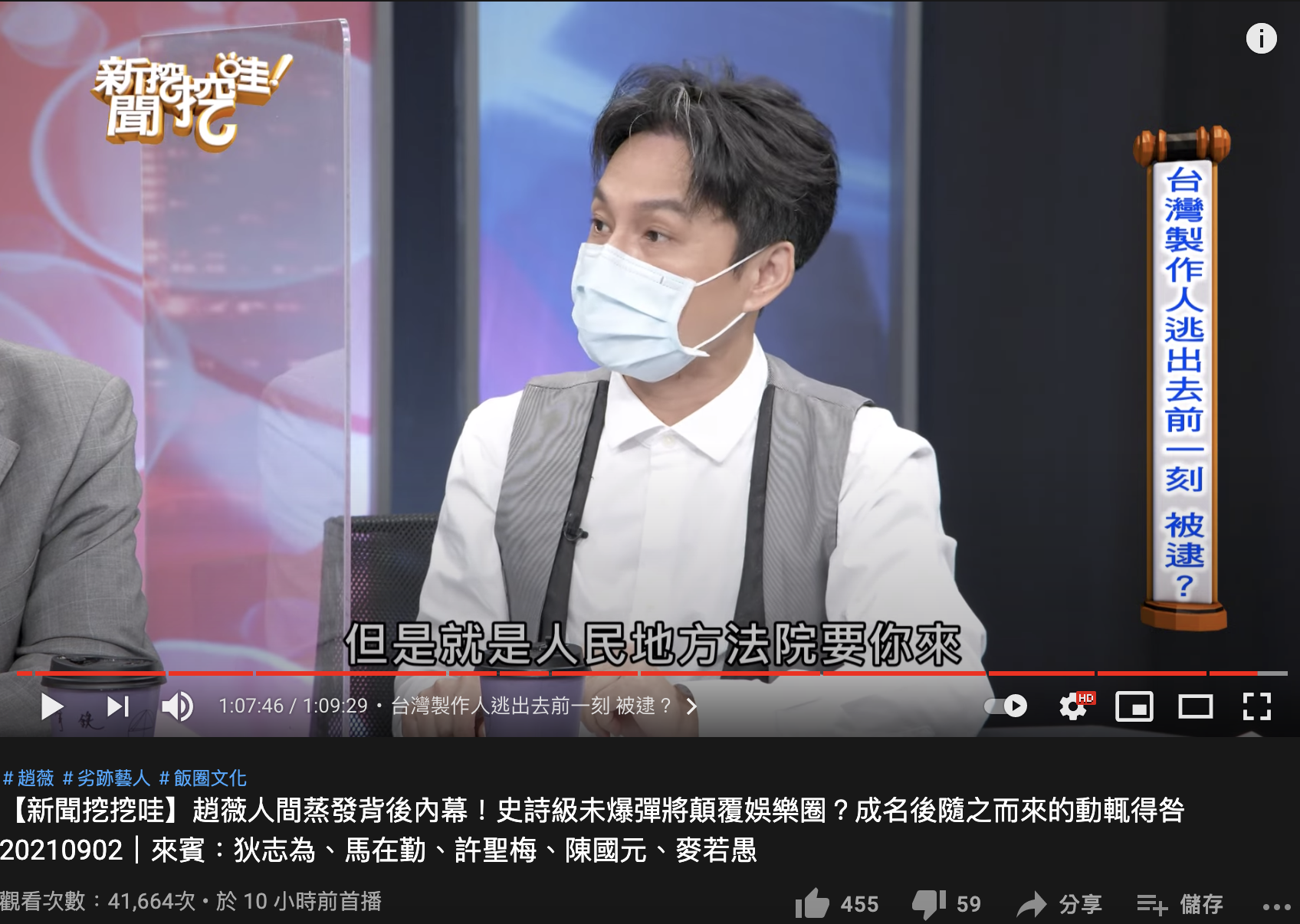 資深媒體人狄志為。(圖/翻攝自新聞挖挖哇YouTube)