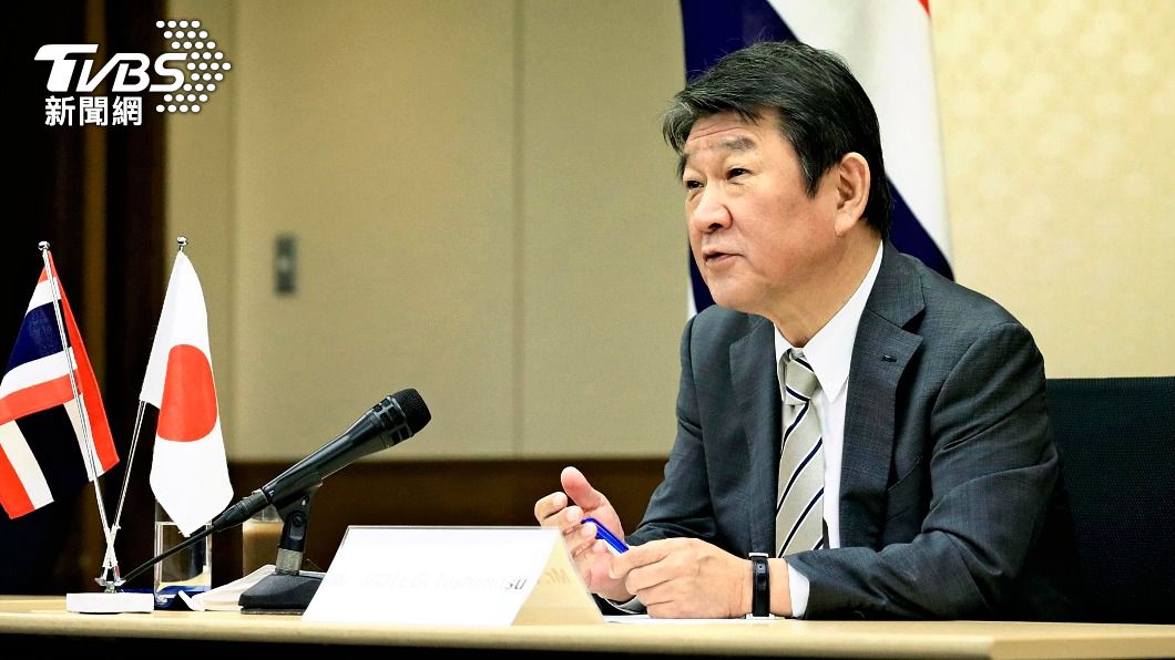 日本外務大臣茂木敏充宣布再贈我國疫苗。(圖/達志影像美聯社)