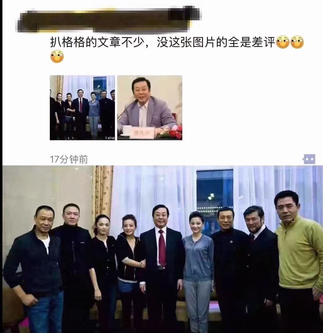 趙薇摟著曾慶淮的照片曝光。(圖/翻攝自微博)