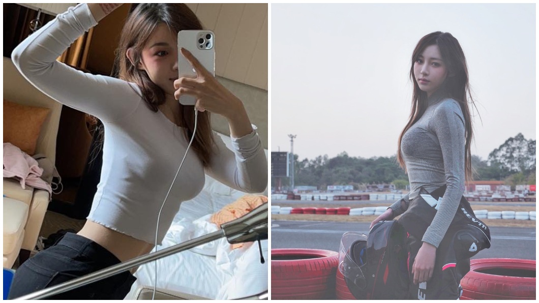 被網友封為「重機女神」的正妹痞幼近日傳出不雅片在網路上瘋傳。（圖／翻攝自痞幼微博）