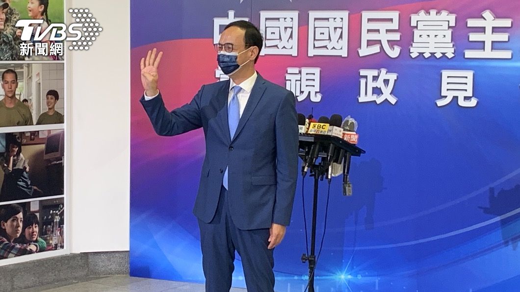 國民黨前主席朱立倫。(圖/TVBS)