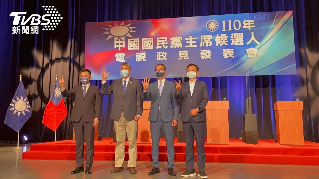 國民黨主席將於25日改選。(圖/TVBS)