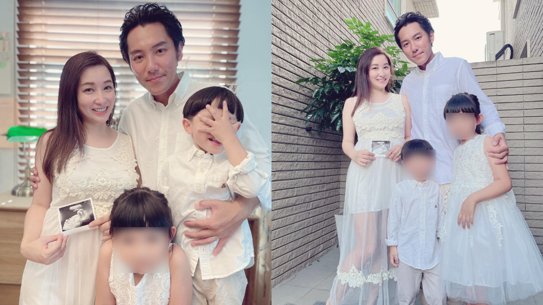 麥雅緻5月宣布懷上第3胎喜訊。(圖/翻攝自張頴康 麥雅緻 Facebook)