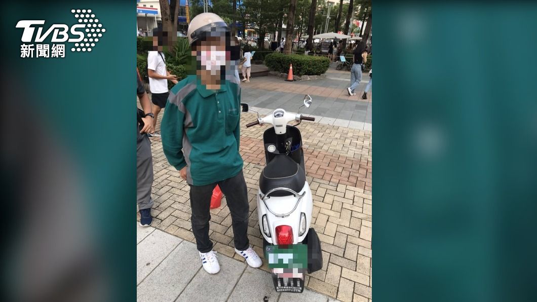 莊姓慣竊左營巨蛋前遭逮。(圖/TVBS)