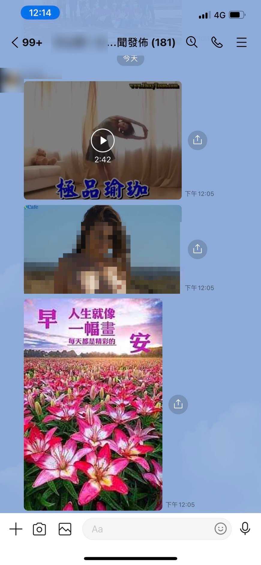 林姓副分局長誤傳不雅片。(圖/TVBS)