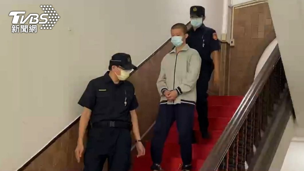 陳伯謙聽完宣判結果仍面無表情。(圖/TVBS)