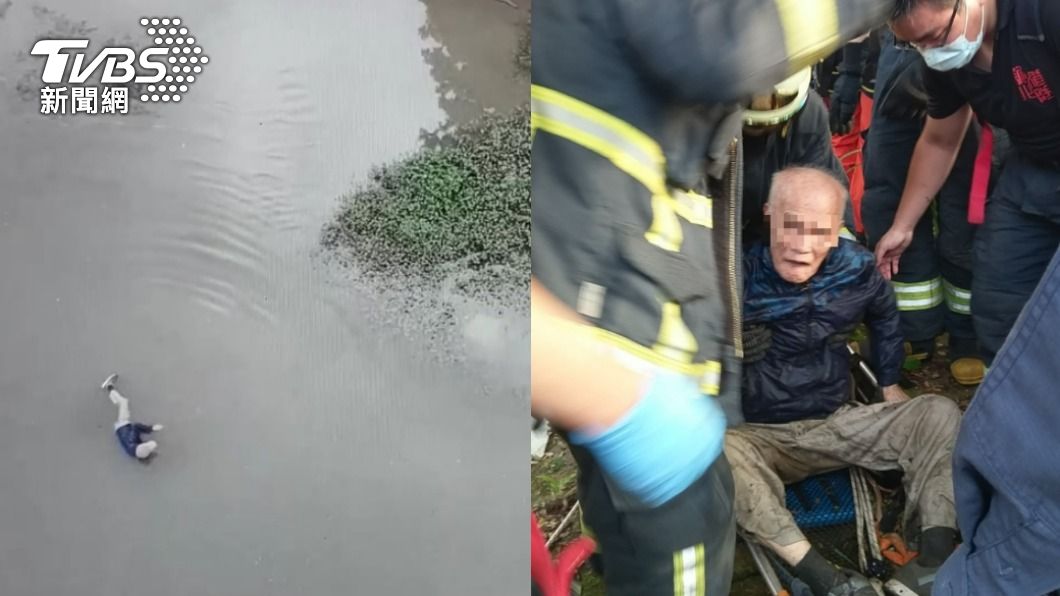 不想去看病！88歲翁逃安養中心倒臥河床　警消空拍機尋人