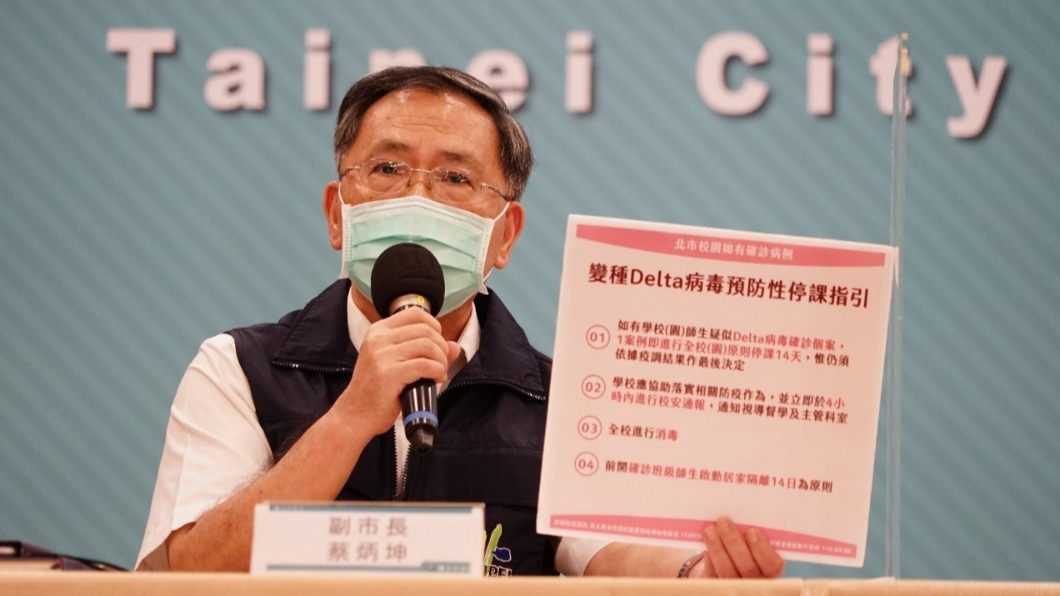 北市校園指引!1確診全校停課14天、接觸者該班停課1至5天