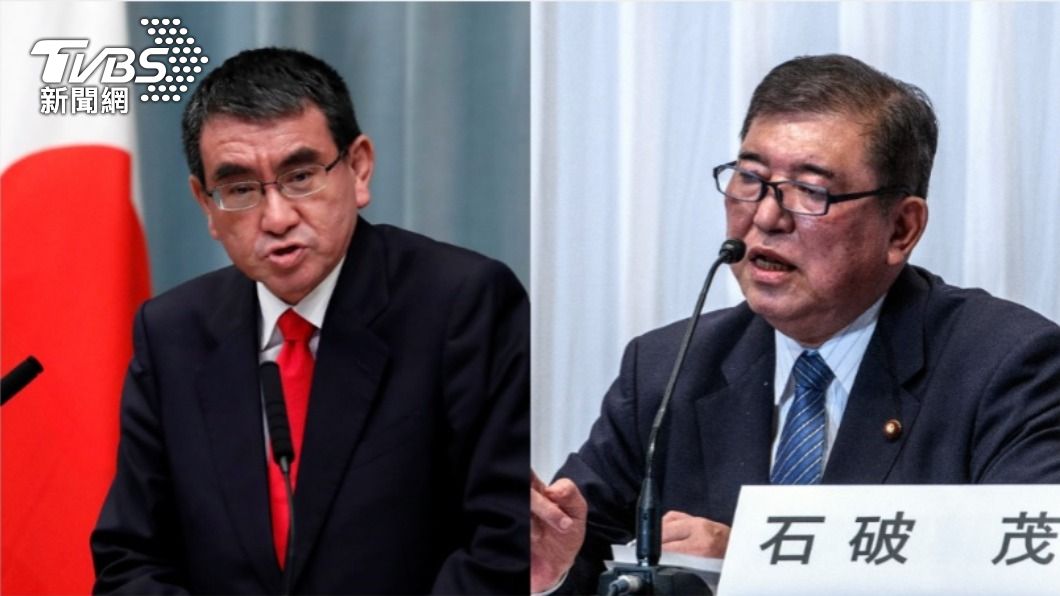 日本執政黨主席選舉 石破動向恐讓河野陷兩難