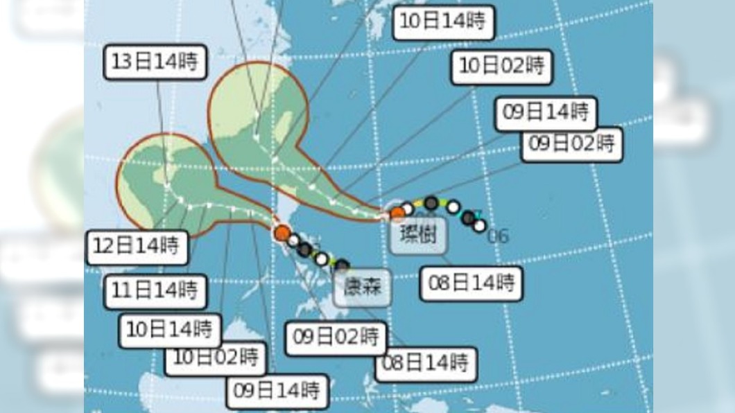 璨樹「不斷變壯」升強颱!最快明晚發海警