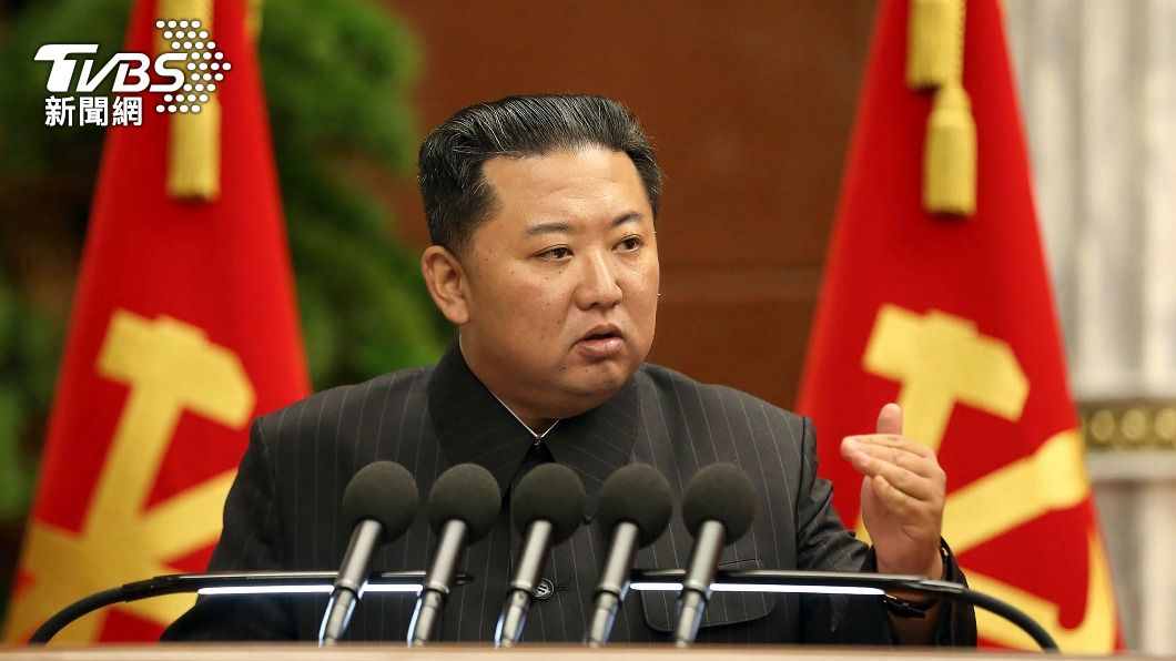金正恩本月初公開露面發表談話。(圖/達志影像美聯社)