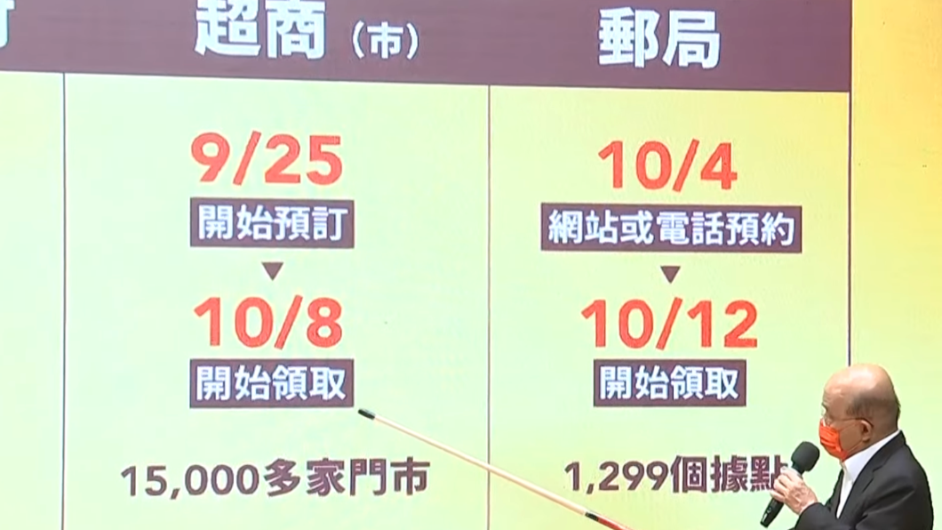 五倍券領取時間。(圖/行政院提供)