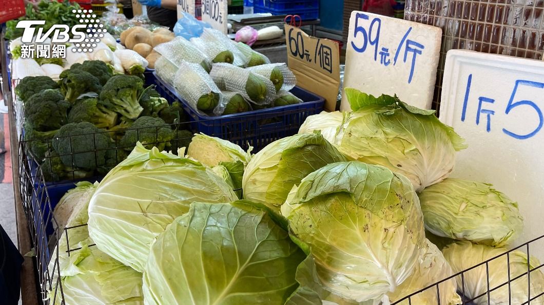 颱風璨樹逼近蔬菜批發價續漲 高麗菜每顆125元