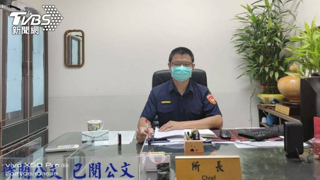 台中市警察局第三分局正義派出所所長廖俊賔。（圖／警方提供）