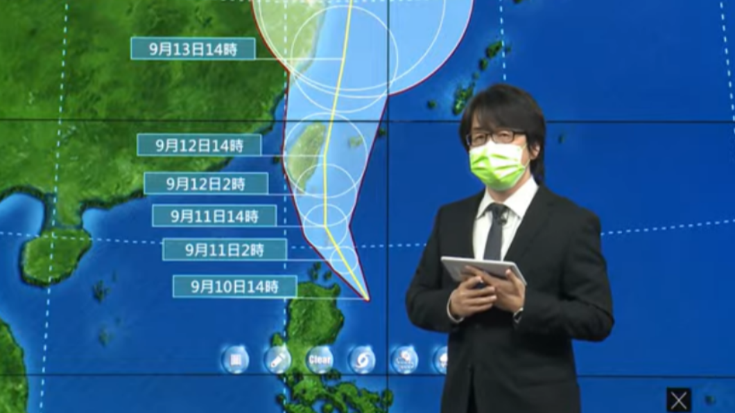強颱「璨樹」明後天撲台 氣象局17:30發陸警