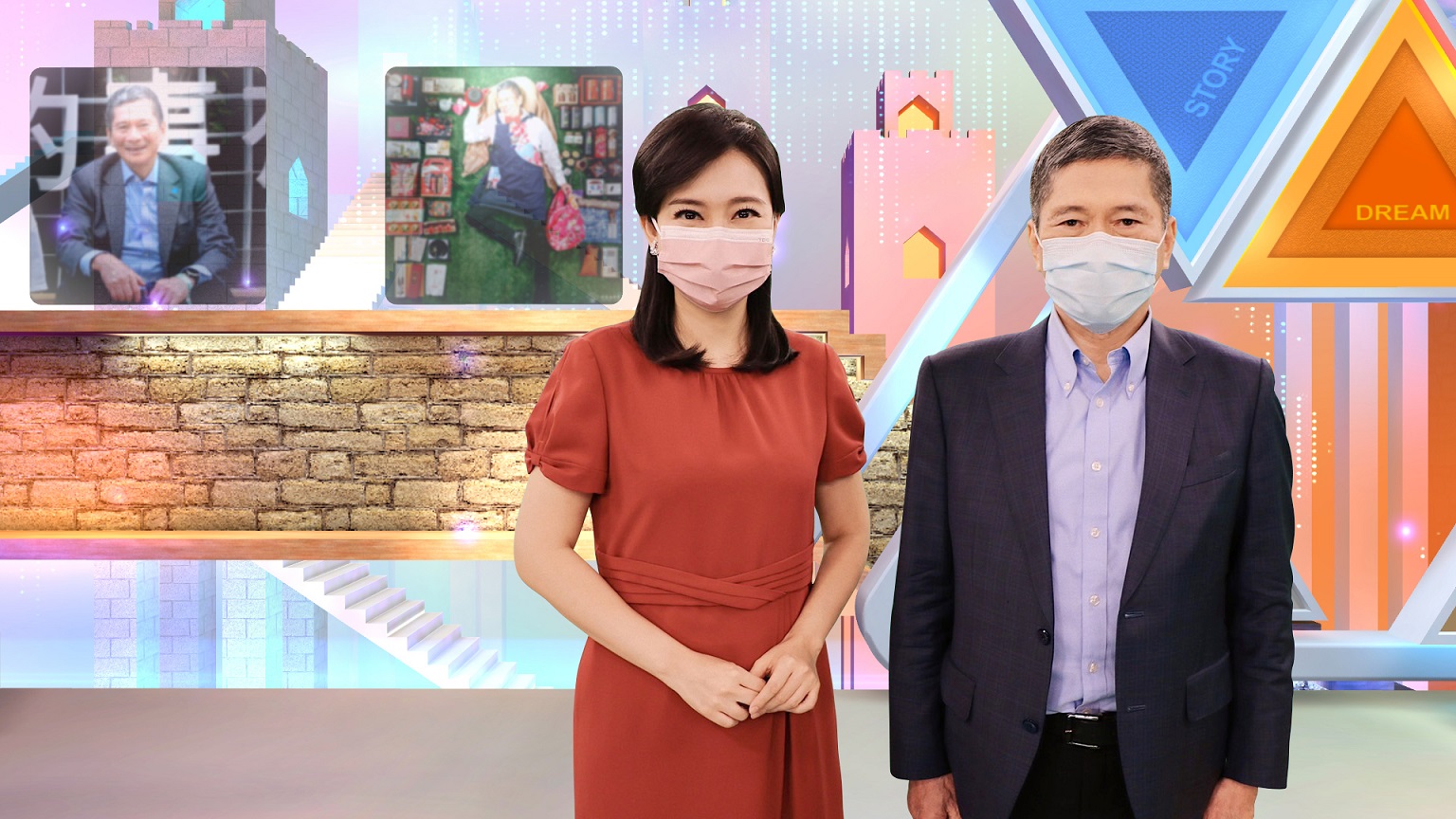 主播哈遠儀、文化部長李永得。（圖／中視提供）