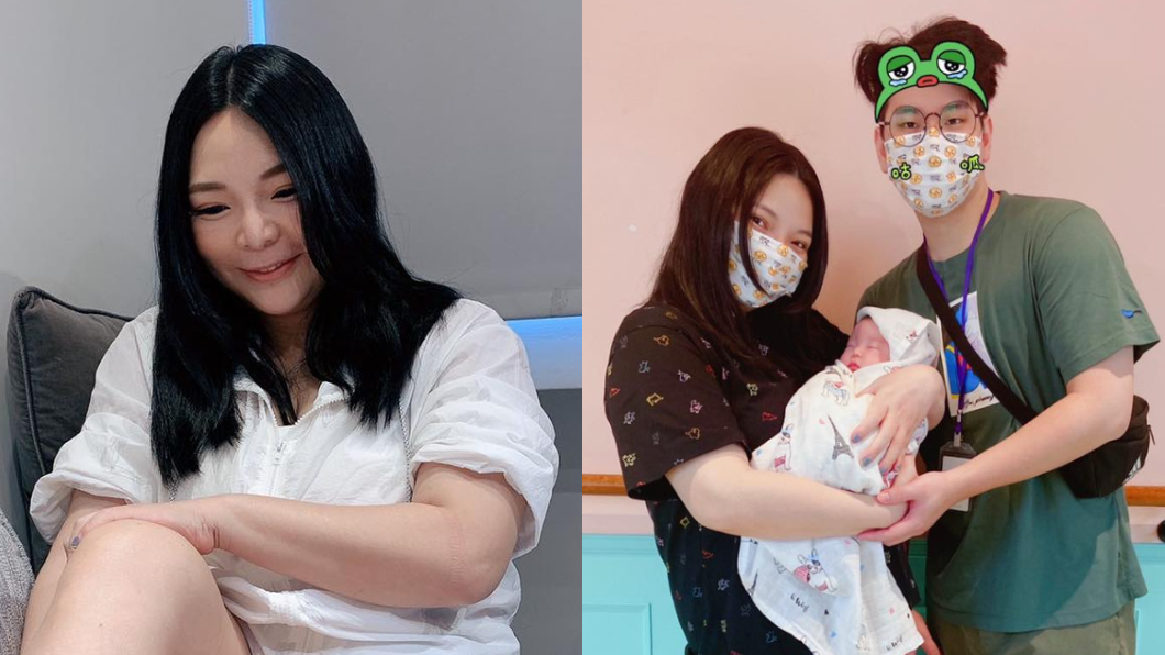 小甜甜帶愛女打疫苗！感嘆沒喘息空間「常幻聽怕孩子哭」