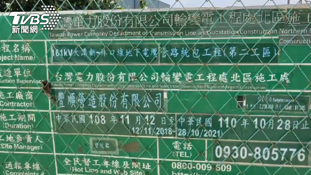卓榮騰懷疑,出現天坑有可能是工程肇禍。(圖/TVBS)
