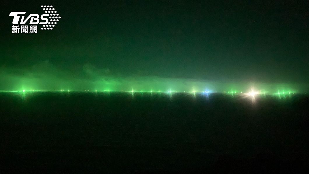 圖為8日北竿大坵島海上狀況。(圖/中央社)