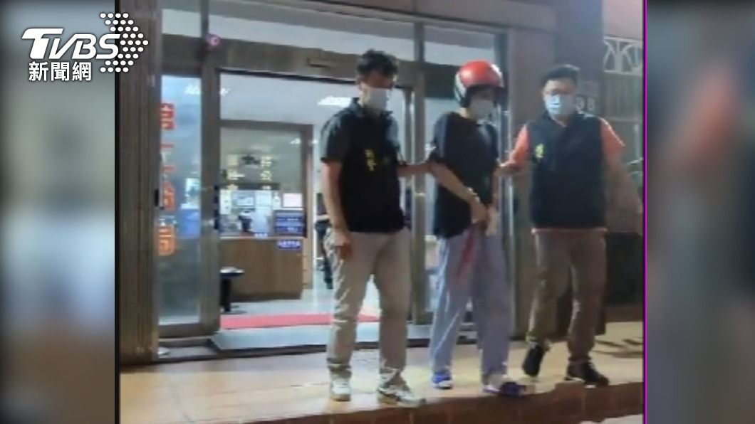 朱男遭逮時竟辯稱是在殺豬。(圖/TVBS)