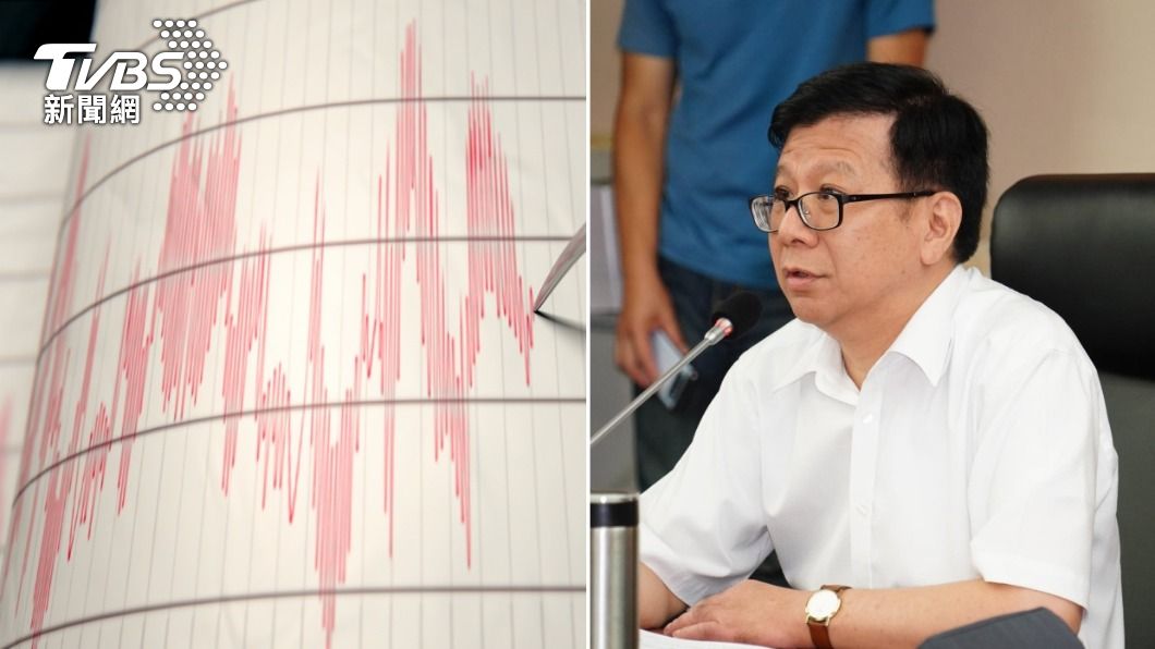 今晚熱搜話題為地震、潘懷宗。（合成圖／shutterstock達志影像、潘懷宗臉書）