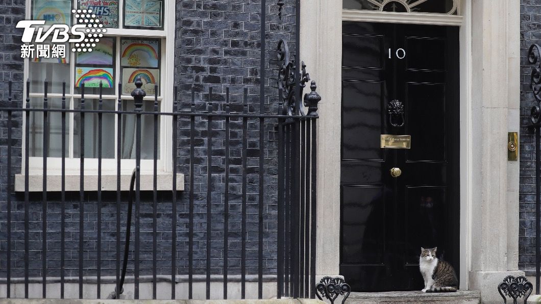 英國首相官邸唐寧街10號未做出回應(圖/達志影像美聯社)