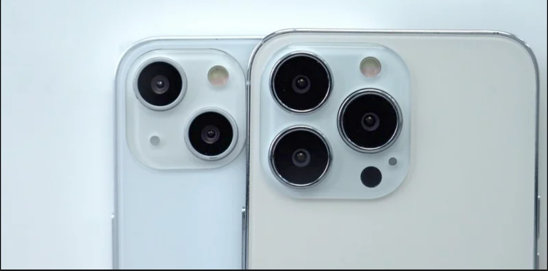 網路流傳iPhone13模型機。(圖/翻攝macrumors)