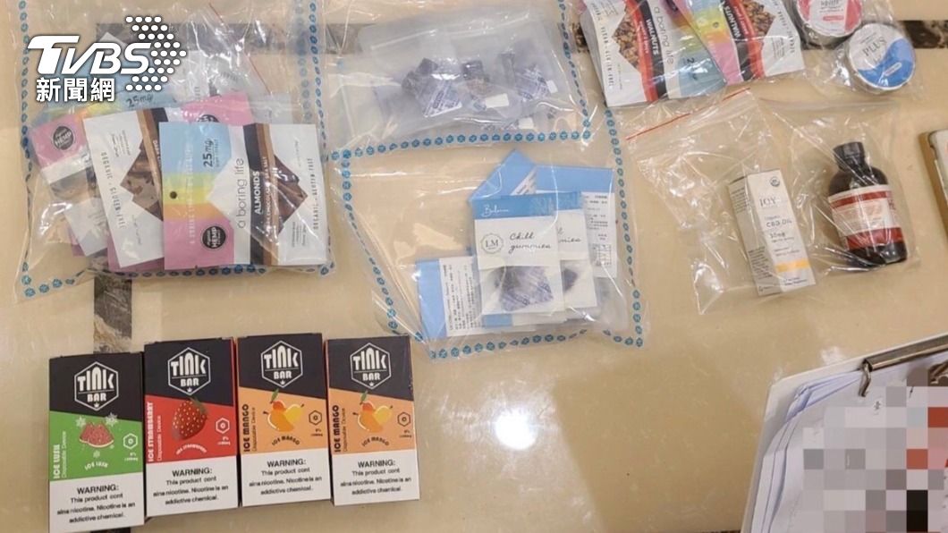葉男又在網路上販售含大麻二酚的製品。(圖/TVBS)