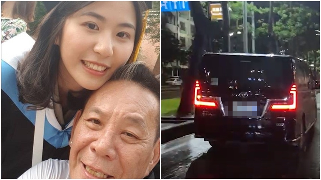 龍劭華大體送往殯儀館,女兒陳璇處理後事。(圖/翻攝自龍劭華臉書、TVBS)