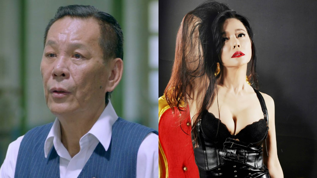 狄鶯「火辣長輩圖」悼念龍劭華!低胸西裝露美腿嚇壞網友