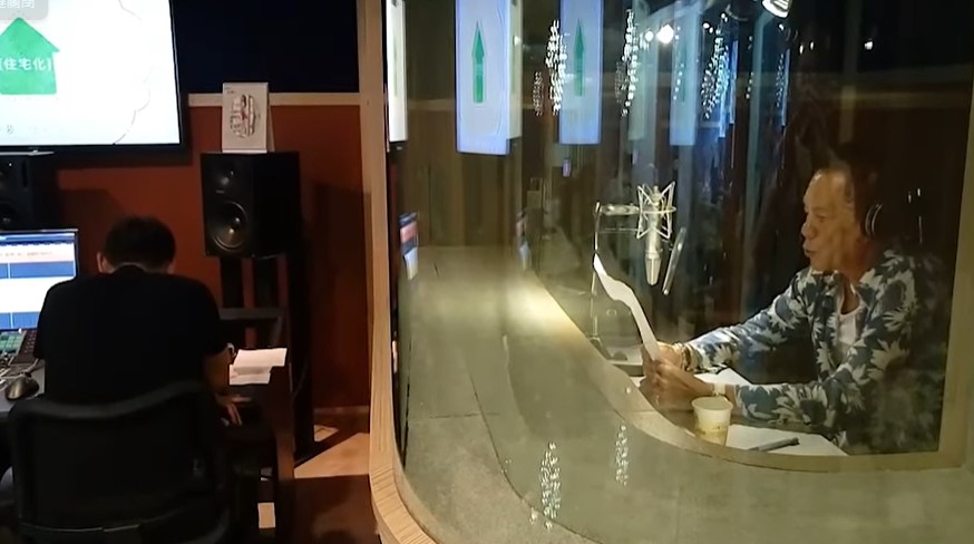 蔡英文曝光龍劭華配音影片。(圖/翻攝自蔡英文臉書)