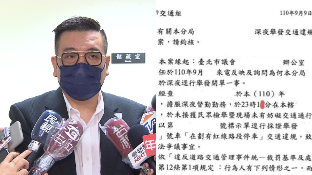 開紅單也不行？警備隊長收公文被關切　北市議員：純關心
