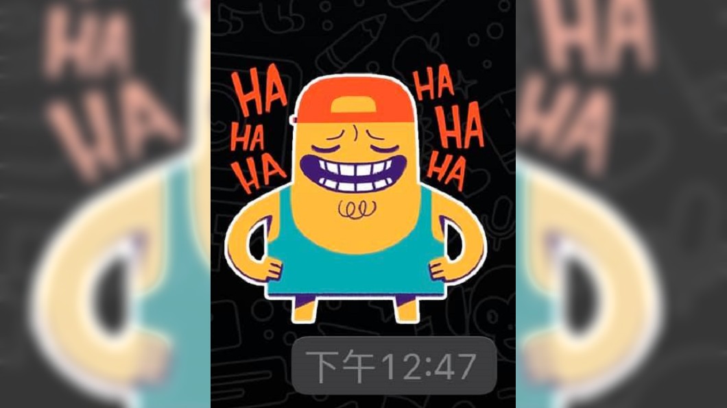 龍劭華傳來的圖案。(圖/翻攝自苗可麗Facebook)